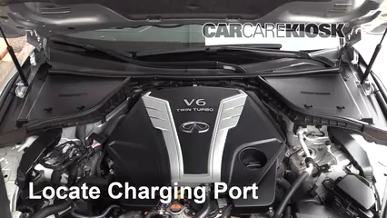 2017 Infiniti Q60 Premium 3.0L V6 Turbo Climatisation Ajouter du réfrigérant